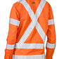 Bisley Women's X Taped Biomotion Hi Vis Cool Lightweight Drill Shirt (BL6166XT)