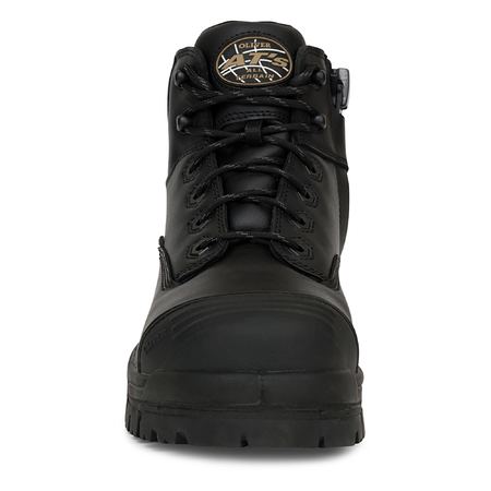 Oliver 130Mm Black Zip Sided Hiker Boot (45640Z)