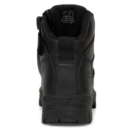 Oliver 130Mm Black Zip Sided Hiker Boot (45640Z)
