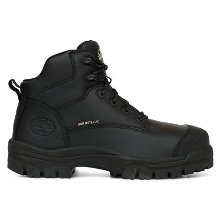 Oliver 130Mm Black Zip Sided Hiker Boot (45640Z)