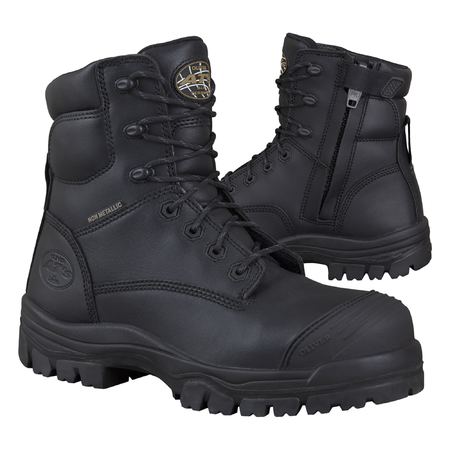 Oliver 150Mm Black Zip Sided Boot (45645Z)