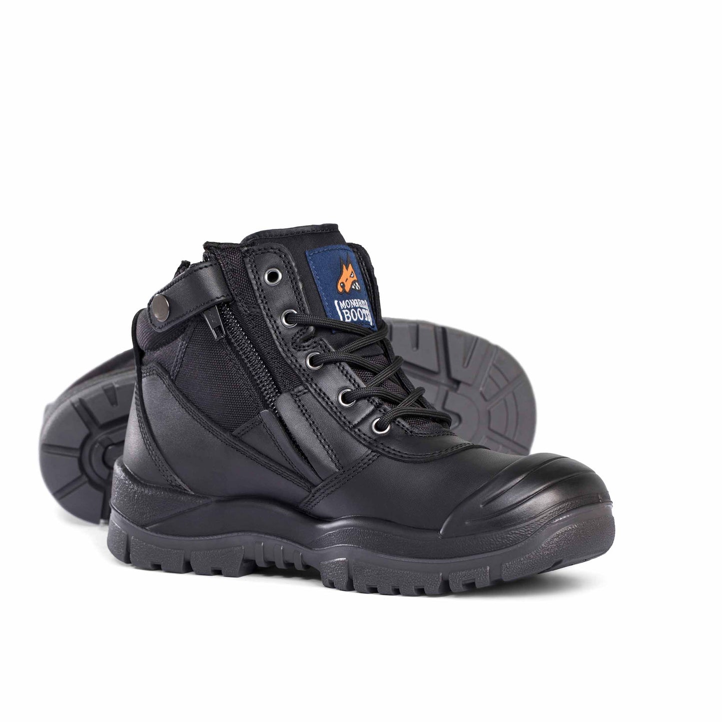 Mongrel Black ZipSider Safety Boot (461020)