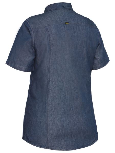 Bisley Womens Short Sleeve Denim Work Shirt(BL1602)