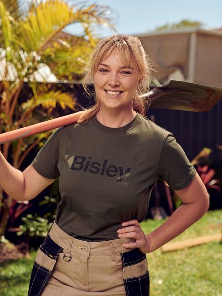 Bisley Women's Cotton Logo Tee-(BKTL064)