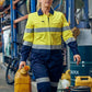 Bisley Womens Taped Hi Vis Cotton Drill Coverall (BCL6066T)