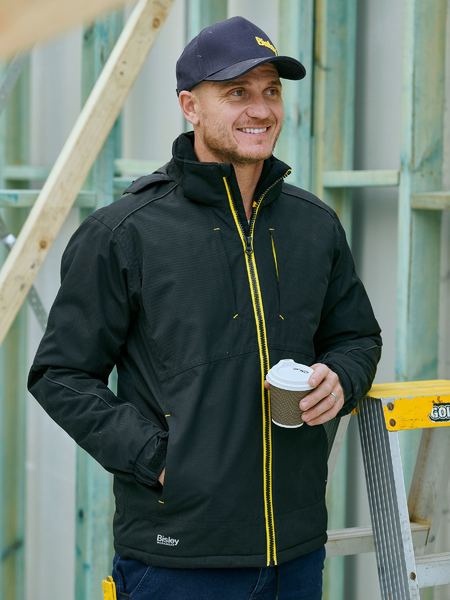 Bisley Flex & Move Heavy Duty Wet Weather Dobby Jacket (BJ6943)