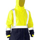 Bisley Women's Taped Hi Vis Recycled Rain Shell Jacket (BJL6766T)