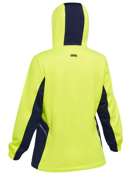 Bisley Women's Hi Vis Liquid Repellent Fleece Hoodie (BKL6571)