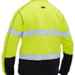 Bisley Men's Taped Hi Vis Zip Front Fleece (BK6611T)