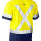Bisley Flex & Move Two Tone Hi Vis Stretch Utility Shirt Short Sleeve (BS1177XT)