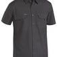 Bisley Mens X Airflow Ripstop Work Shirt Short Sleeve-(BS1414)