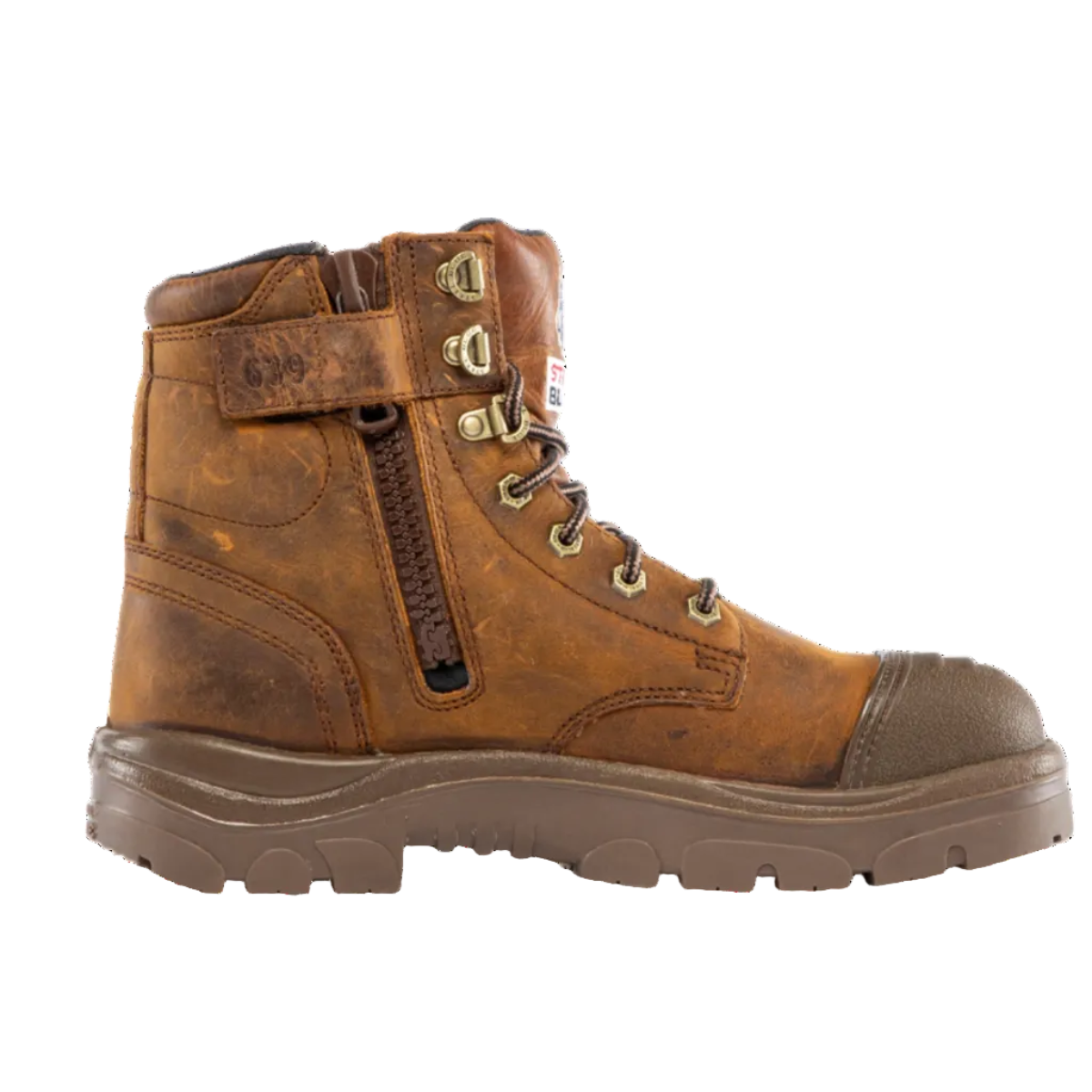 Steel Blue Argyle Zip Scuff Waterproof Boot (312639)