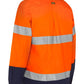 Bisley Women's Taped Hi Vis Maternity Drill Shirt (BLM6456T)