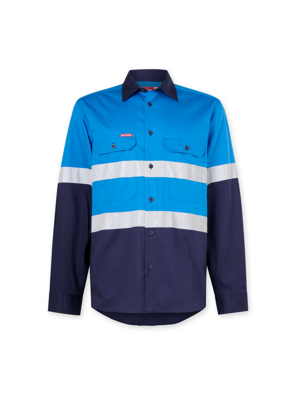 Hard Yakka Core Long Sleeve Lightweight Spliced Taped Vented Drill Shirt (Y07910)