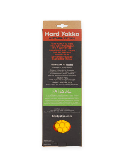 Hard Yakka Memory Foam Footbed Fates (Y61076)