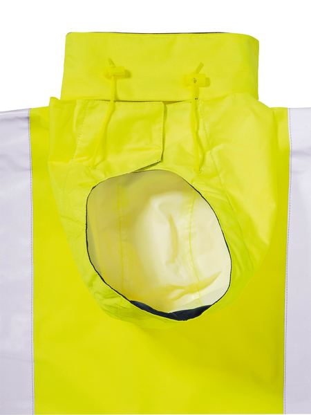 Bisley Two Tone Taped Hi Vis Rain Shell Jacket-(BJ6966T)