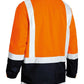 Bisley Two Tone Taped Hi Vis Rain Shell Jacket-(BJ6966T)