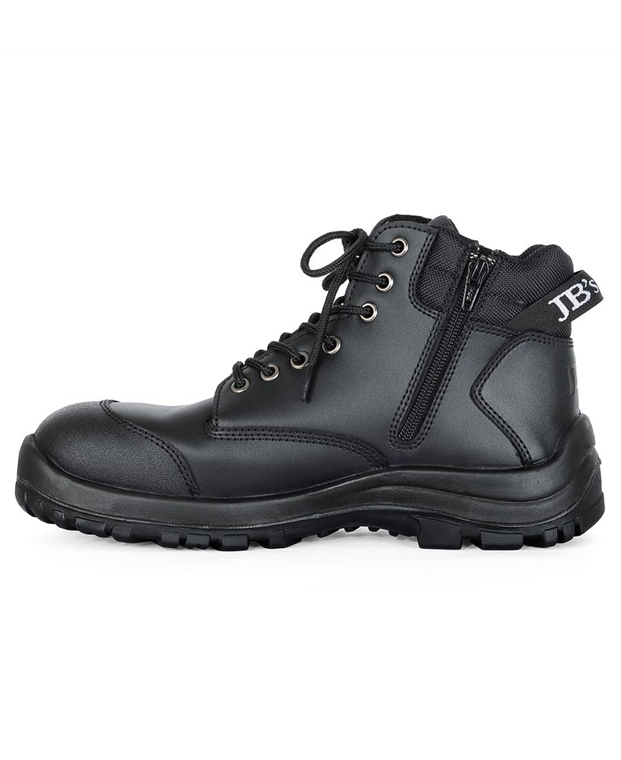 Jb's Steeler Zip Lace Up Safety Boot (9F9)