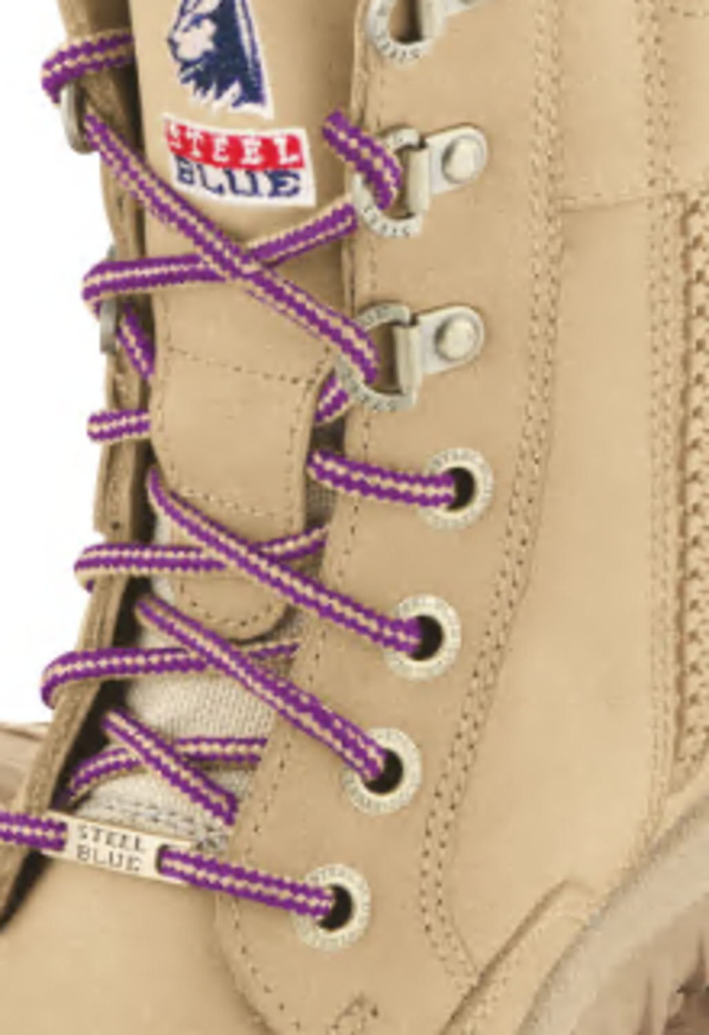 Steel Blue PK 10 Ladies Laces Retail