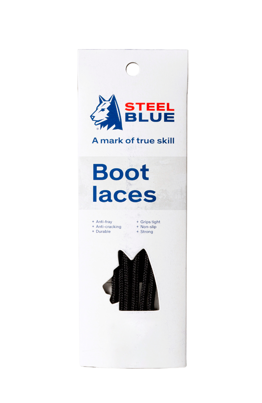 Steel Blue PK 10 Ladies Laces Retail