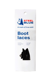 Steel Blue PK 10 Laces Retail Black