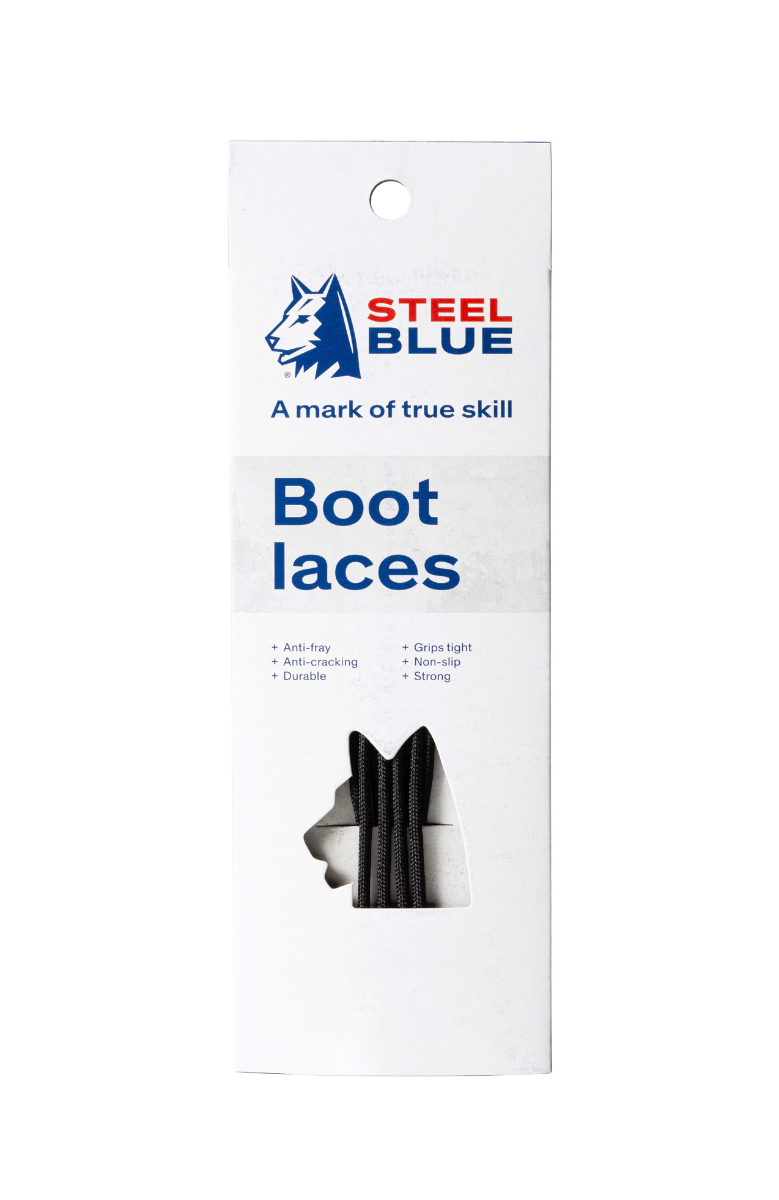 Steel Blue PK 10 Laces Retail Executive
