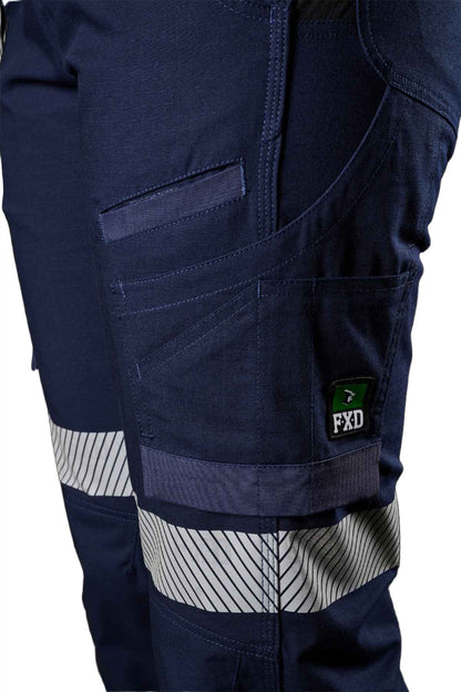 FXD Workwear Reflective Cuffed Stretch Ripstop Work Pants (WP8WT)