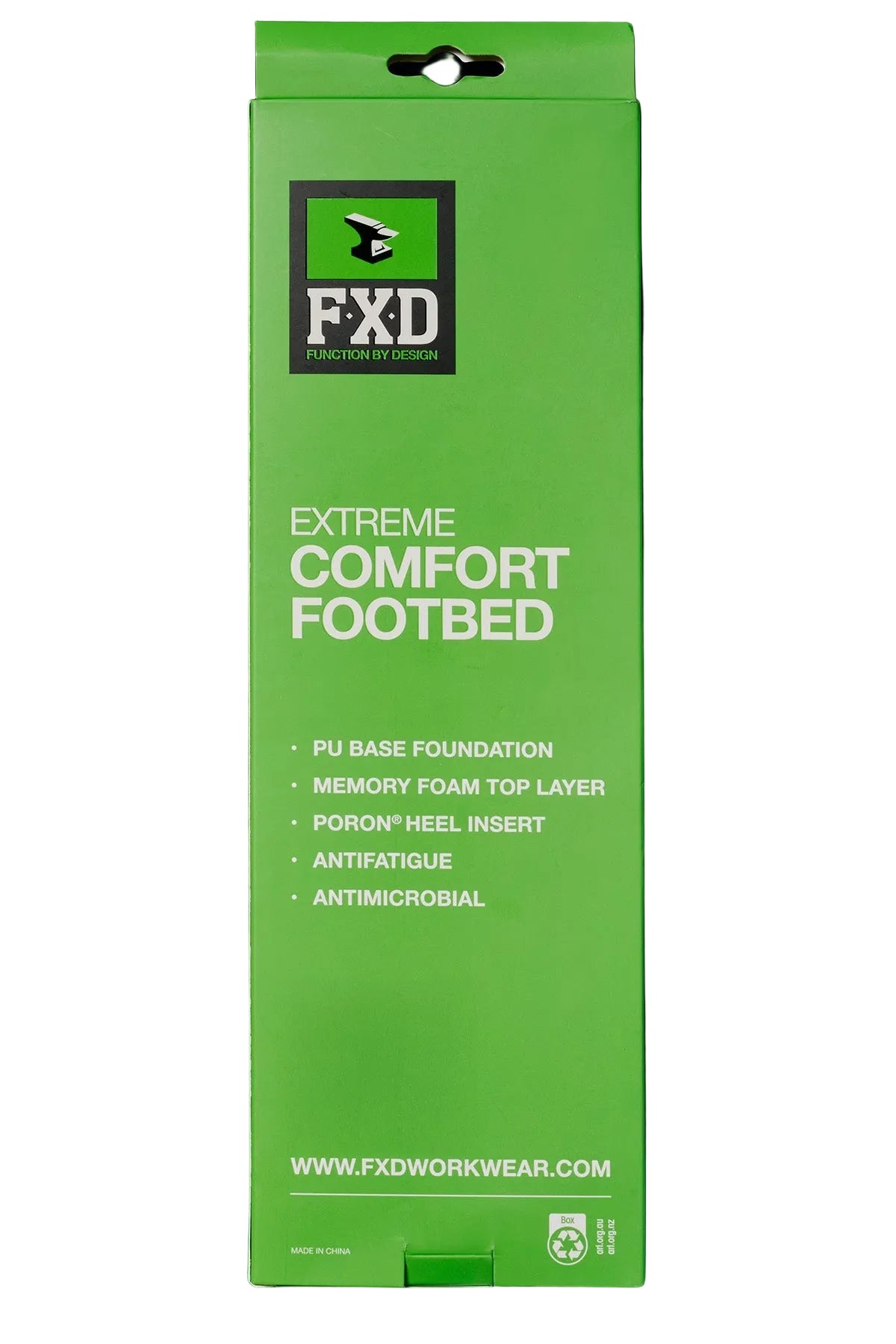 FXD Workwear Extreme Comfort Footbed Insole (FB1)