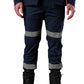FXD Workwear Reflective Cuffed Elastic Waist Stretch Ripstop Work Pant (WP12CT)