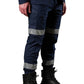 FXD Workwear Reflective Cuffed Elastic Waist Stretch Ripstop Work Pant (WP12CT)