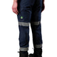 FXD Workwear Reflective Cuffed Elastic Waist Stretch Ripstop Work Pant (WP12CT)