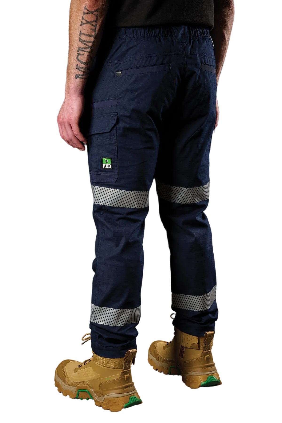 FXD Workwear Reflective Elastic Waist Stretch Ripstop Work Pant (WP12T)