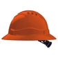 Pro ChoiceV6 Hard Hat Vented Full Brim Ratchet Harness-(HHV6FB)