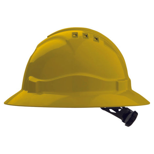 Pro ChoiceV6 Hard Hat Vented Full Brim Ratchet Harness-(HHV6FB)