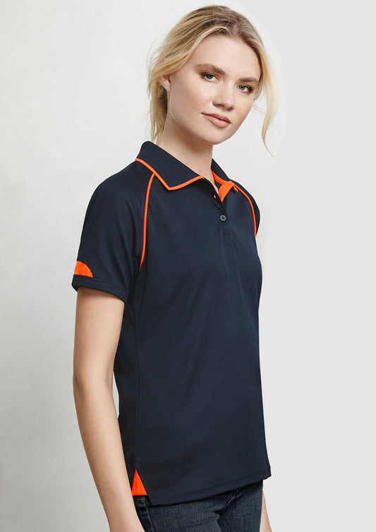 Biz Collection Womens Fusion S/S Polo (P29022)