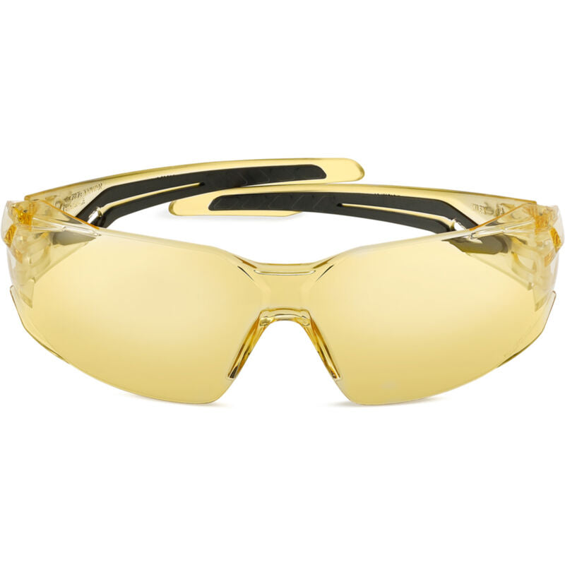 Bolle Safety SILEX Amber (Yellow) Translucent / Black Temples AS/AF Amber (Yellow) Lens (SILEXPSJ)