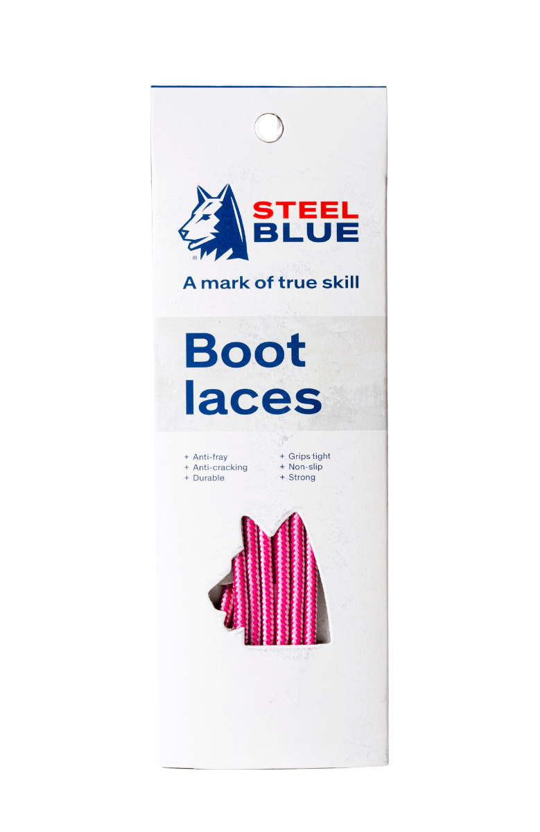 Steel Blue PK 10 Ladies Laces Retail