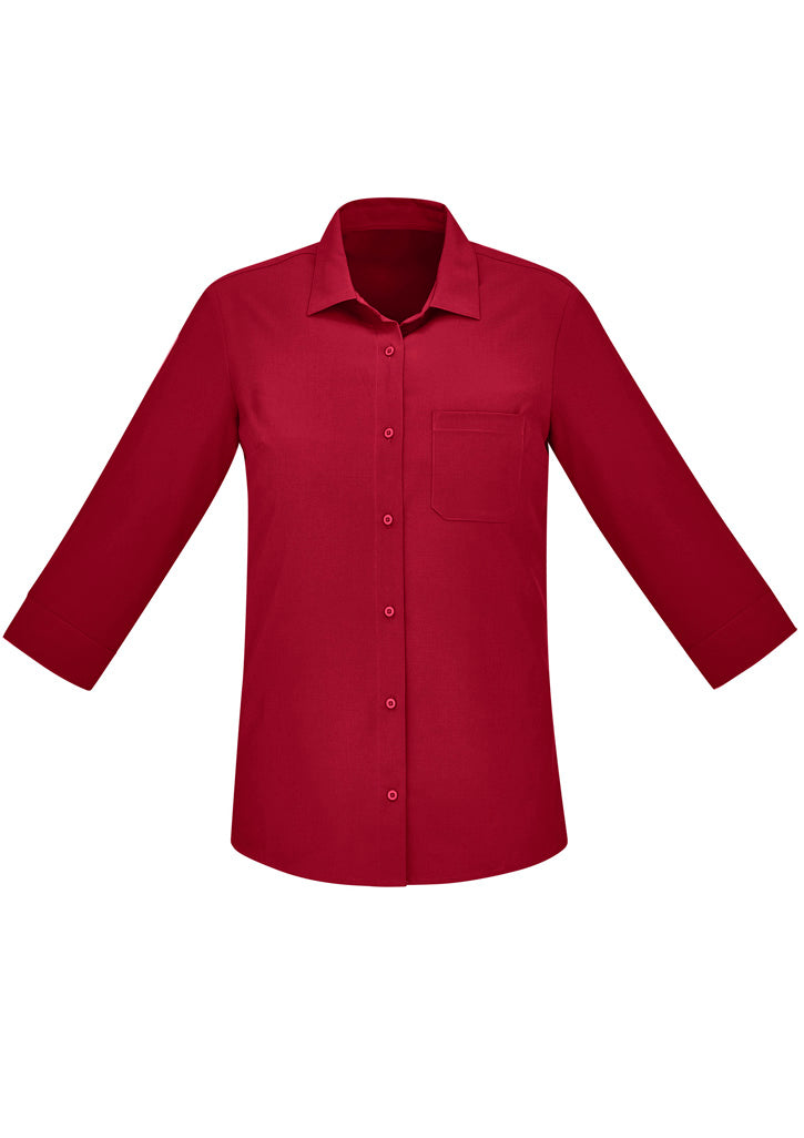 Biz Care Womens Florence 3/4 Sleeve Shirt (CS951LT)