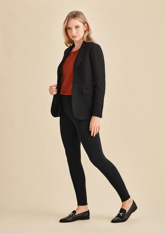 Biz Corporate Scuba Ponte Womens High-rise Corporate Legging (RGP303L)