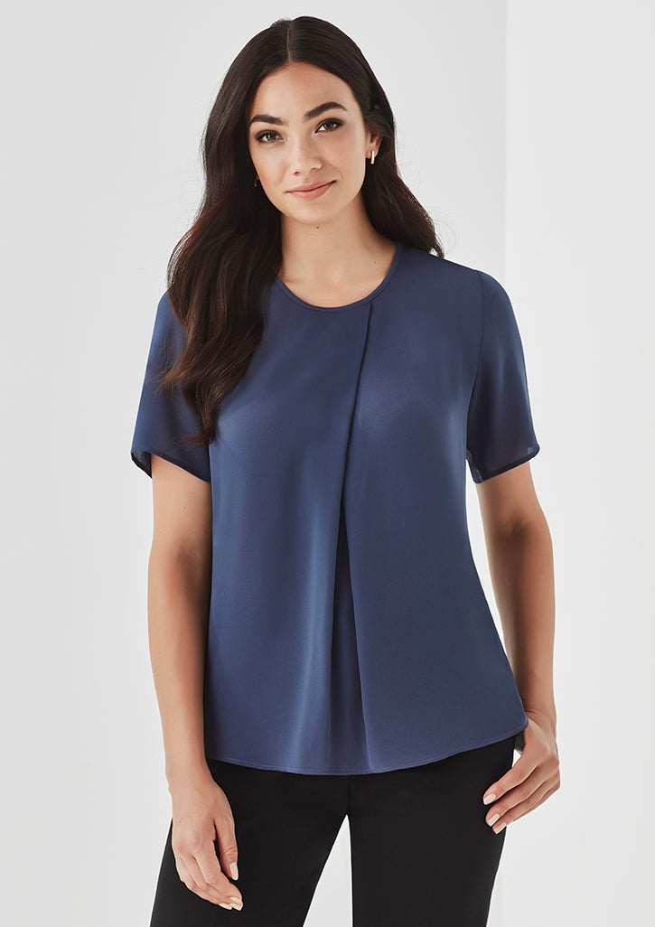 Biz Corporate Womens Sydney Short Sleeve T-top (RT065LS)