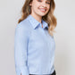 Biz Collection Womens Luxe 3/4 Sleeve Shirt (S10221)
