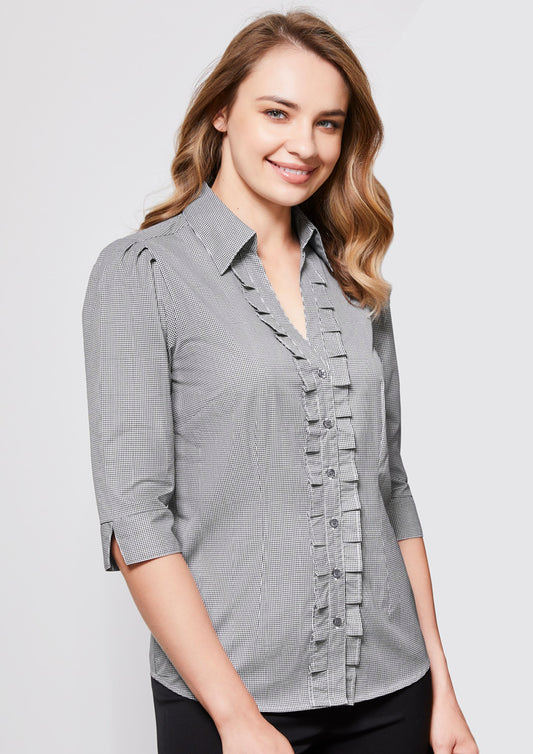 Biz Collection Womens Edge 3/4 Sleeve Shirt (S267LT)