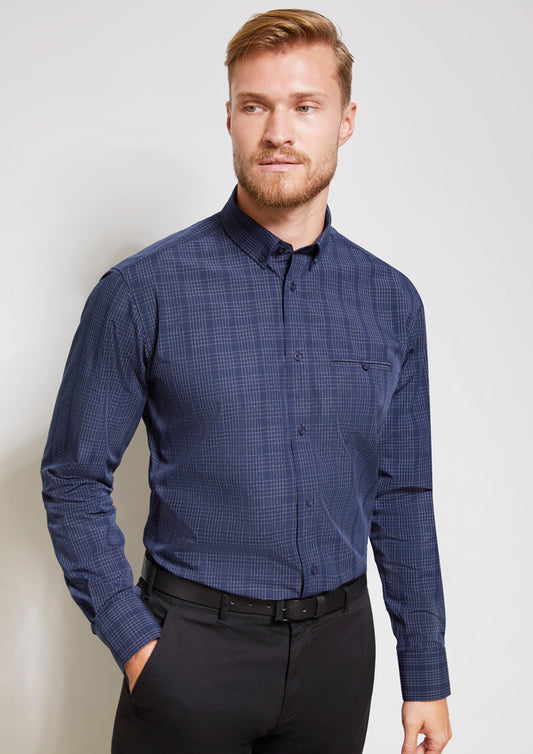 Biz Collection Mens Harper L/S Shirt-(S820ML)