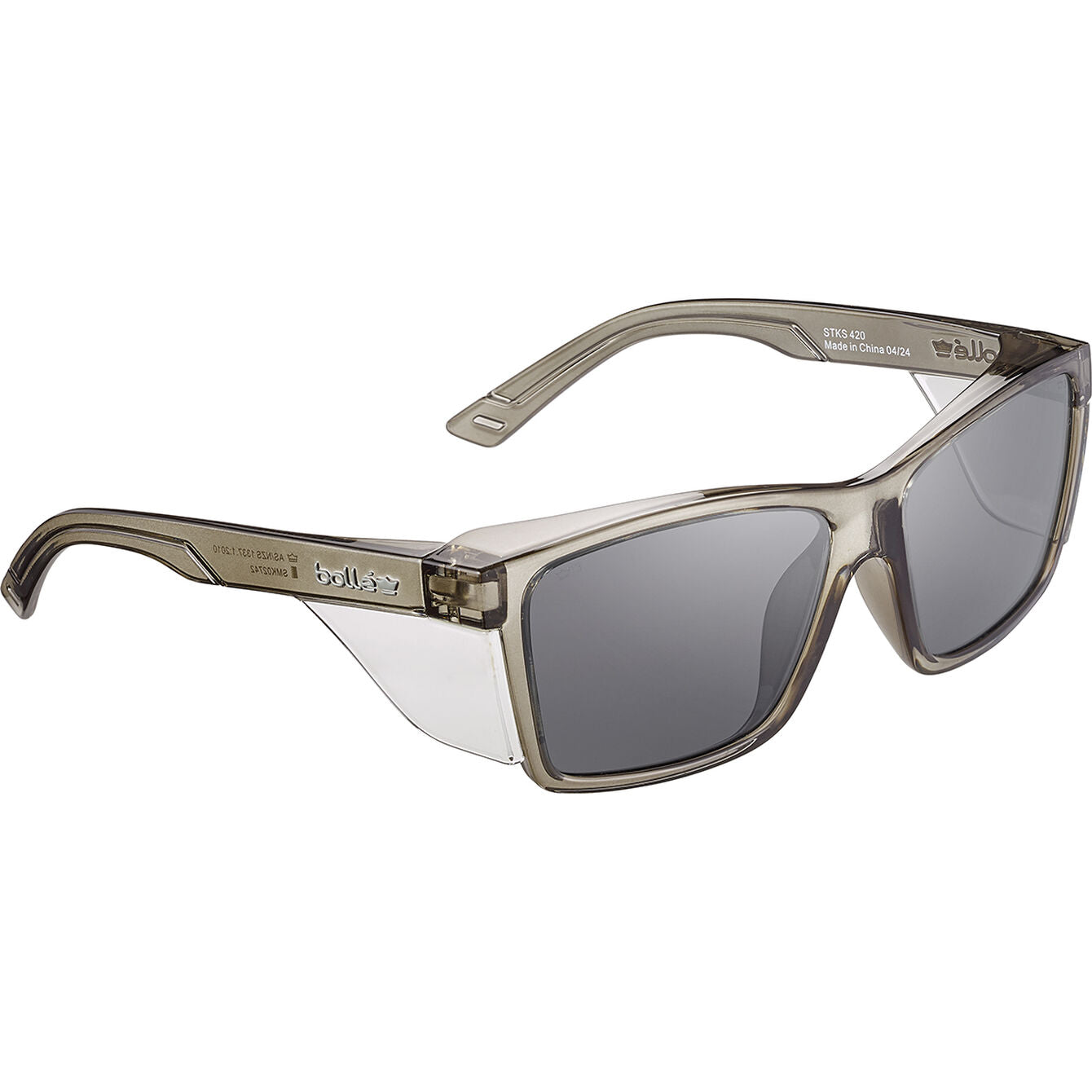 Bolle Safety STKS 420 Smoke Safety Glasses -(STK42N22A)