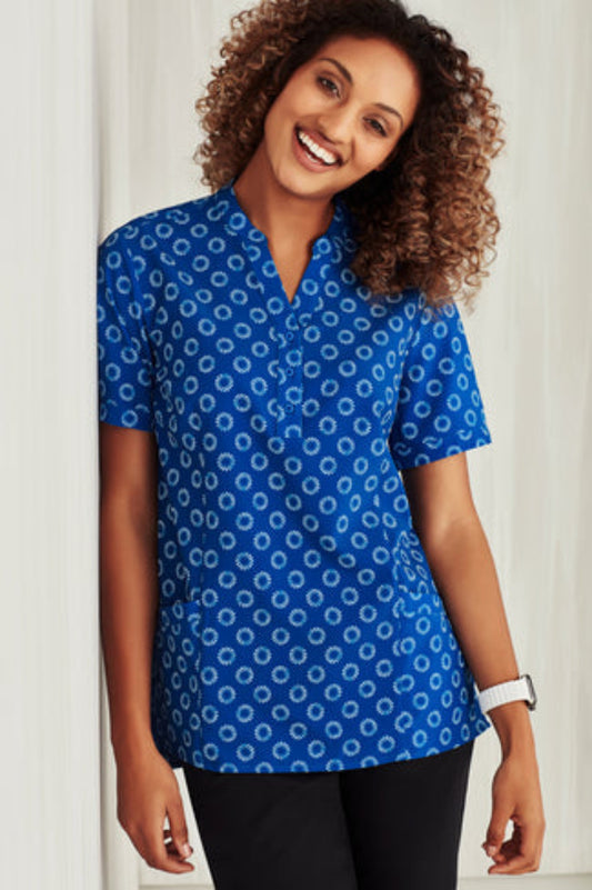 Biz Care Womens Florence Daisy Print Tunic (CS950LS)