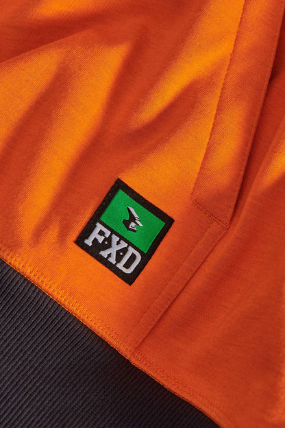 FXD Workwear Bonded Membrane Fleece Hoodie (WF1) HIVIS