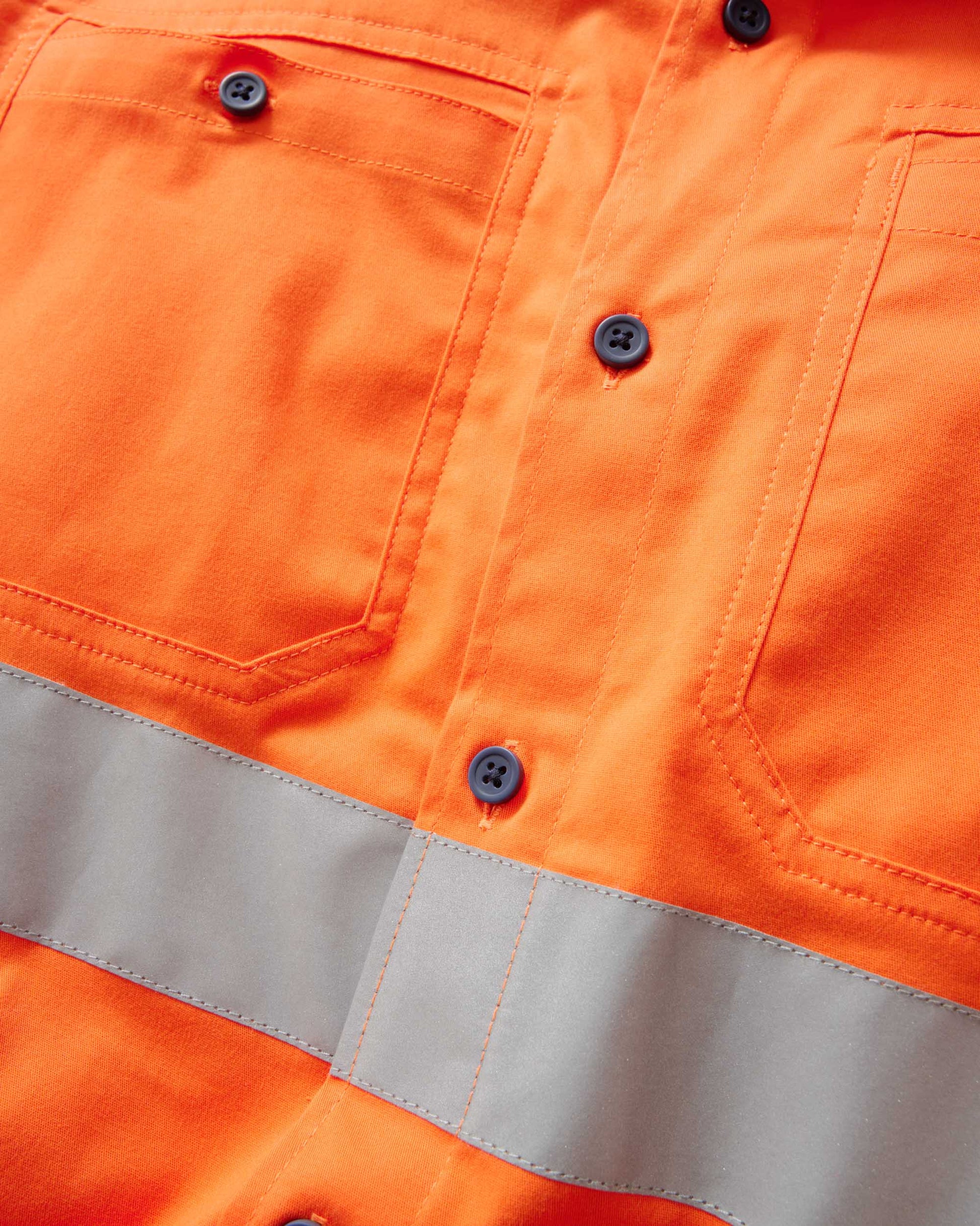 XDMG Workwear Tapped Long Sleeve Hi Vis Shirt (ULS-1T)