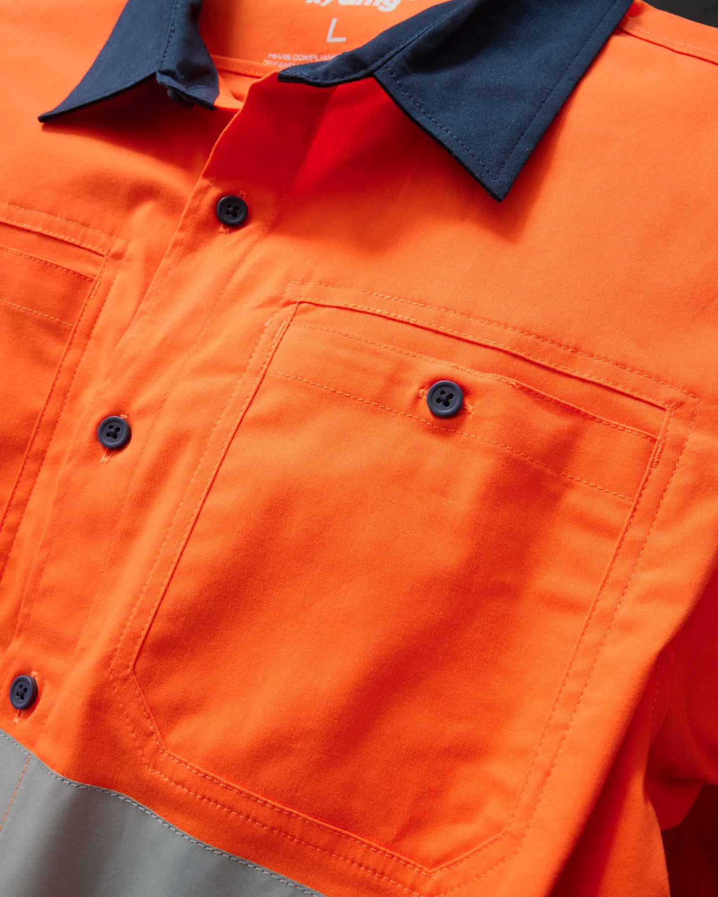 XDMG Workwear Tapped Long Sleeve Hi Vis Shirt (ULS-1T)