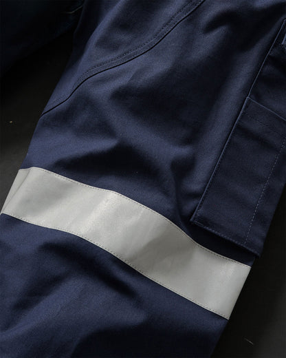 XDMG Workwear Elastic Waist Reflective Taped Cargo Pant (UP-2T)