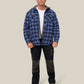 Hard Yakka Quilted Flannel Hooded Shacket (Y06690)